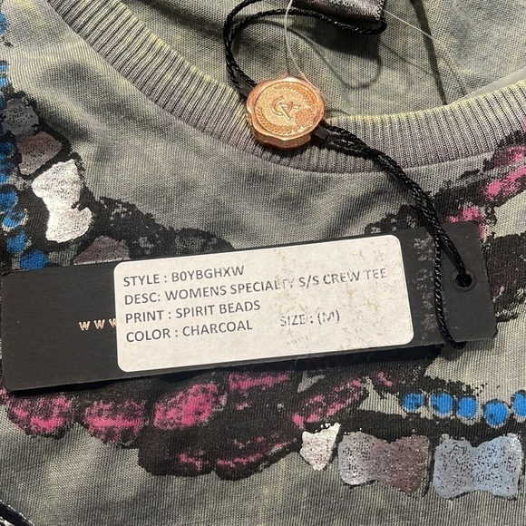 NWT Christian Audigier Spirit Beads Crew Neck Tee Sz-M - Picture 9 of 9